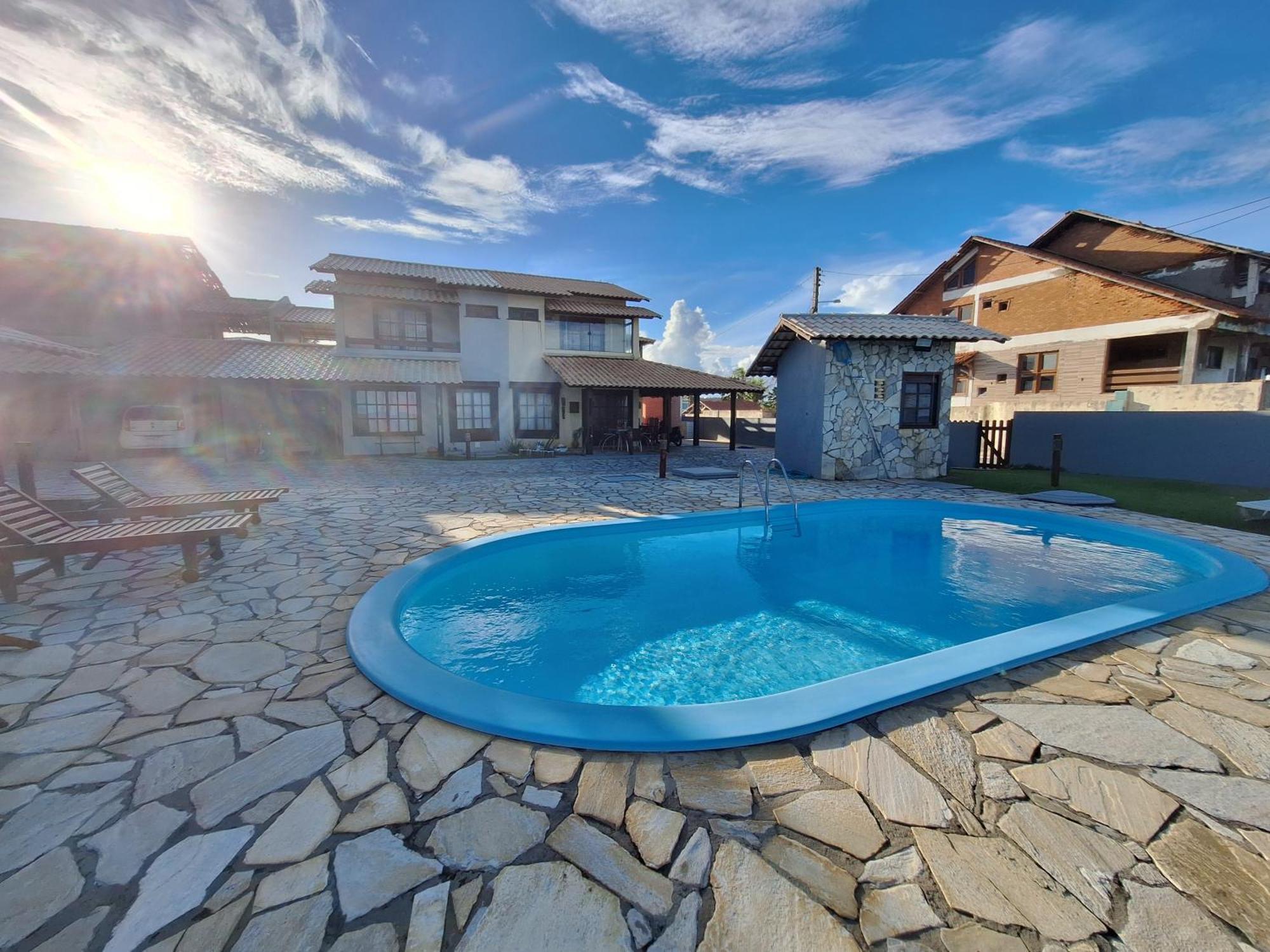 Condominio Exclusivo A Beira Mar - Casa De 04 Quartos Com Piscina E Churrasqueira Barra de Sao Miguel Εξωτερικό φωτογραφία