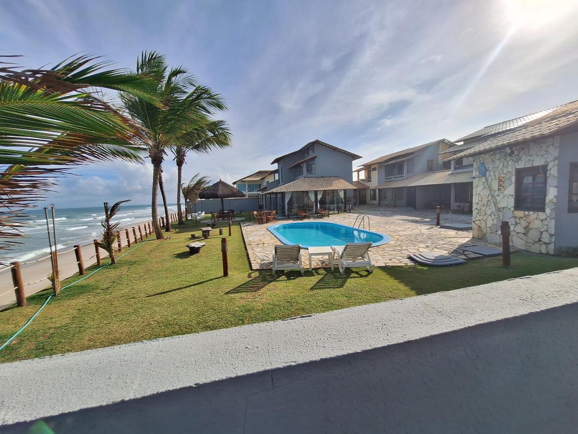 Condominio Exclusivo A Beira Mar - Casa De 04 Quartos Com Piscina E Churrasqueira Barra de Sao Miguel Εξωτερικό φωτογραφία
