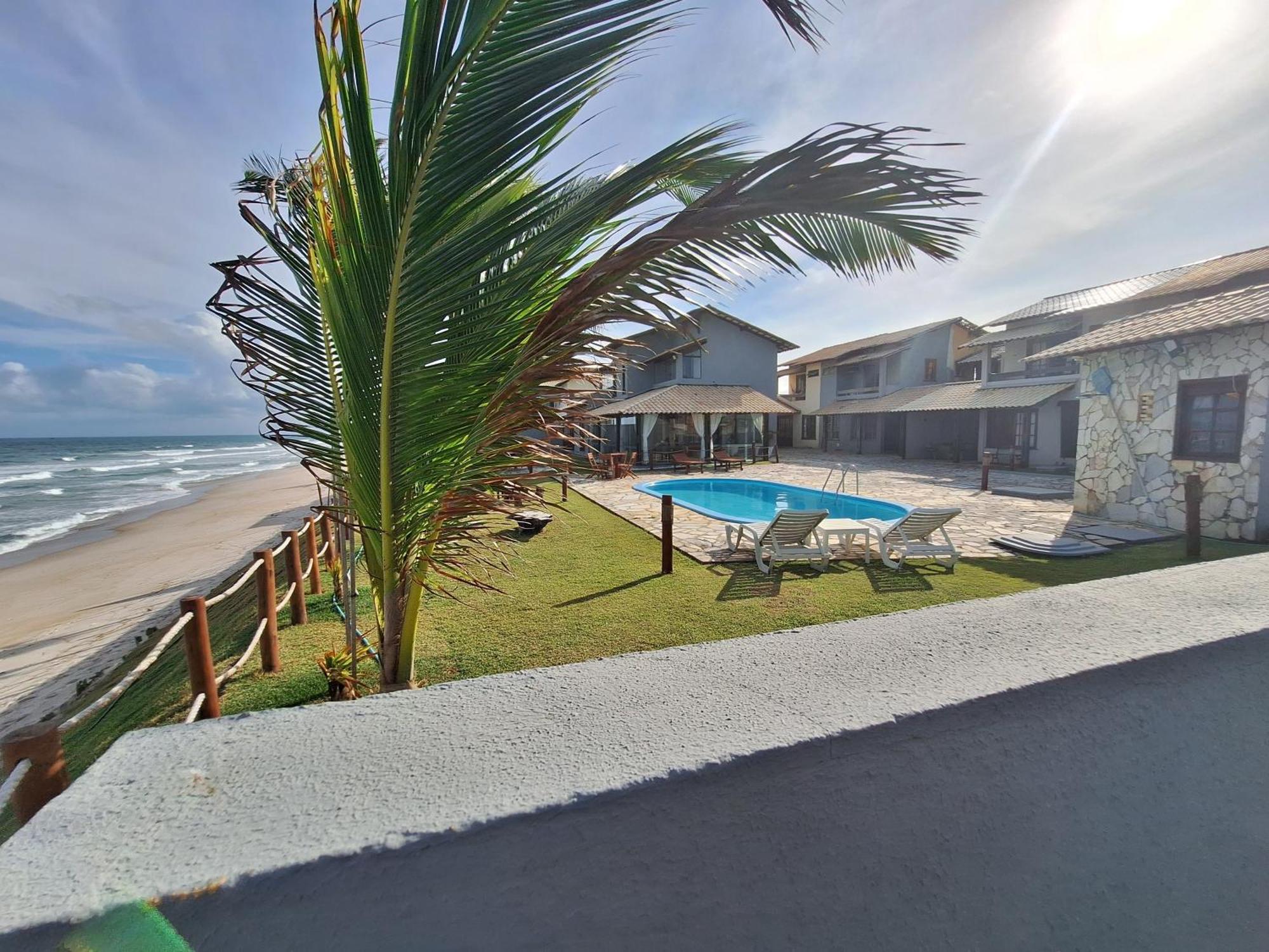 Condominio Exclusivo A Beira Mar - Casa De 04 Quartos Com Piscina E Churrasqueira Barra de Sao Miguel Εξωτερικό φωτογραφία